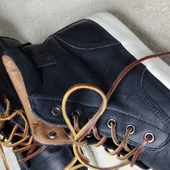 Polo Ralph Lauren men's black leather Chukka boots. Size 10 - Picture 12 of 16